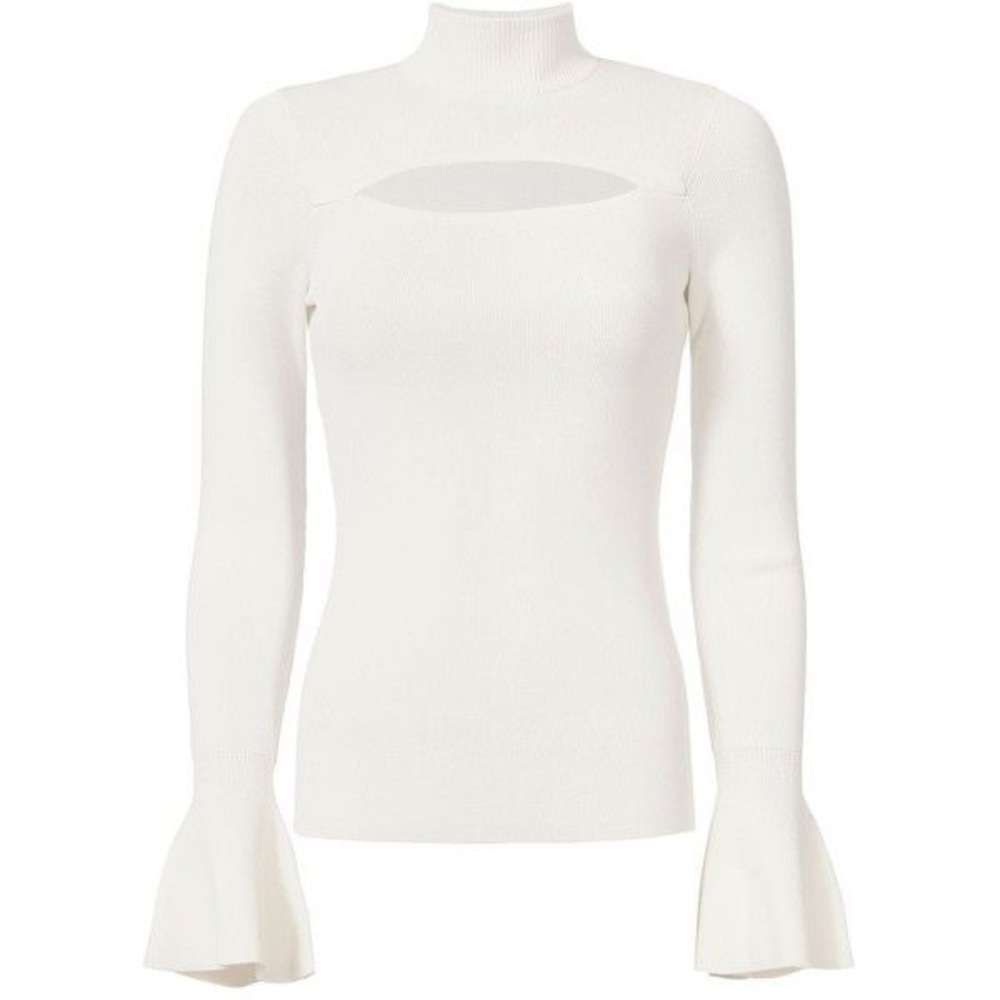 Flare sleeve sweater